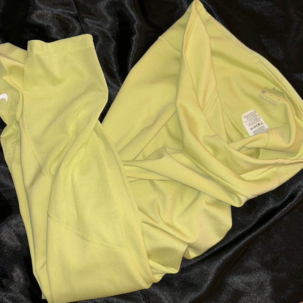 Nike like green neon tights